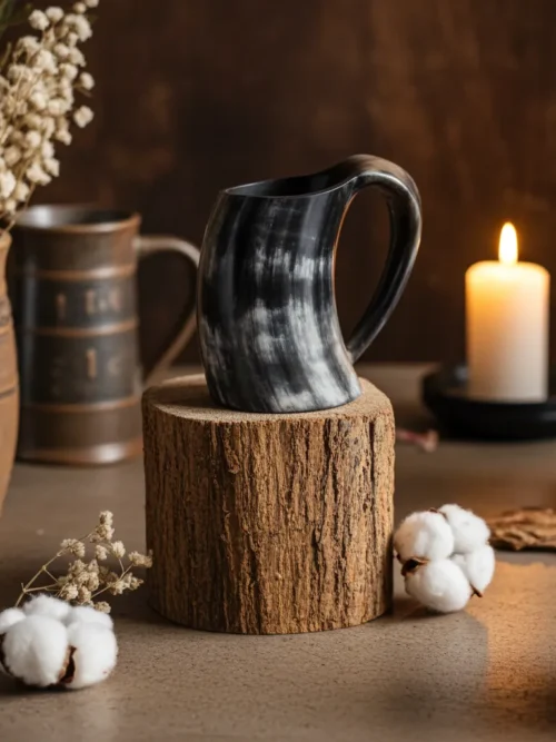 Viking Horn Beer Mug – Authentic Handmade Horn Drinking Mug