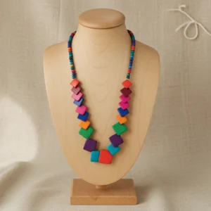 Handmade Multi-Color Bone Necklace 33 cm by Razvi Exports 5 Multi-Color Bone Necklace 33 cm – Handmade Multi-Strand Jewelry | Razvi Exports Manufacturer & Supplier