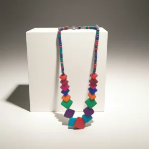Handmade Multi-Color Bone Necklace 33 cm by Razvi Exports 7 handmade bone jewellery supplier