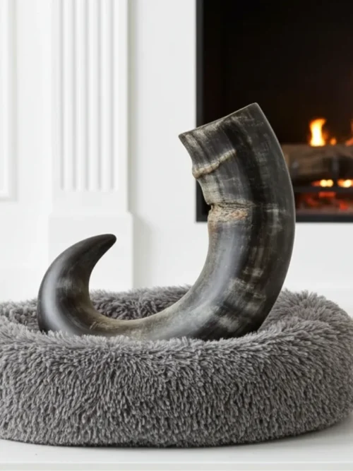 Buffalo Horn Dog Chew – 100% Natural & Long-Lasting Pet Treat, Custom Size