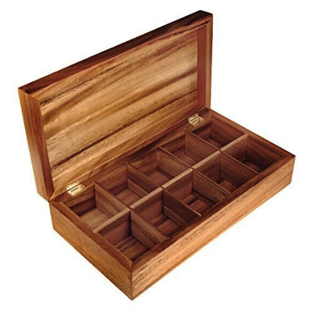 Unfinished wooden box without lid