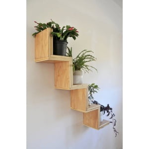 wooden wall shelf decor