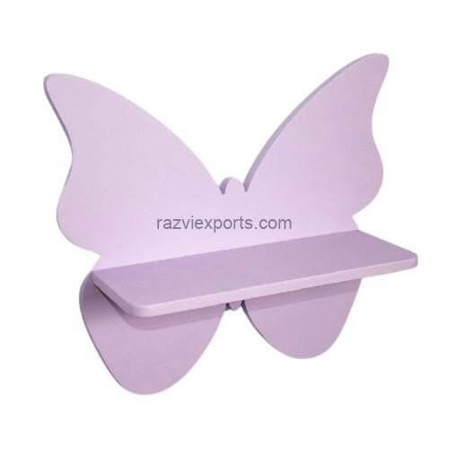 Butterfly Wood Wall Shelves Manufacturer- Razvi Exports