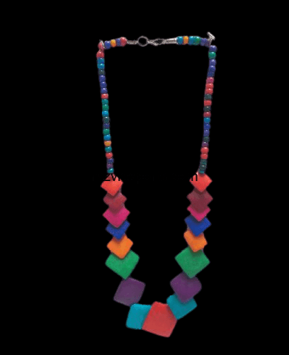 Multi-Color Bone Necklace Ethically Crafted- Razvi Exports