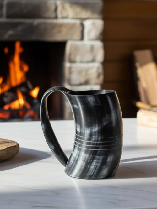 Viking Horn Beer Mug – Authentic Handmade Horn Drinking Mug