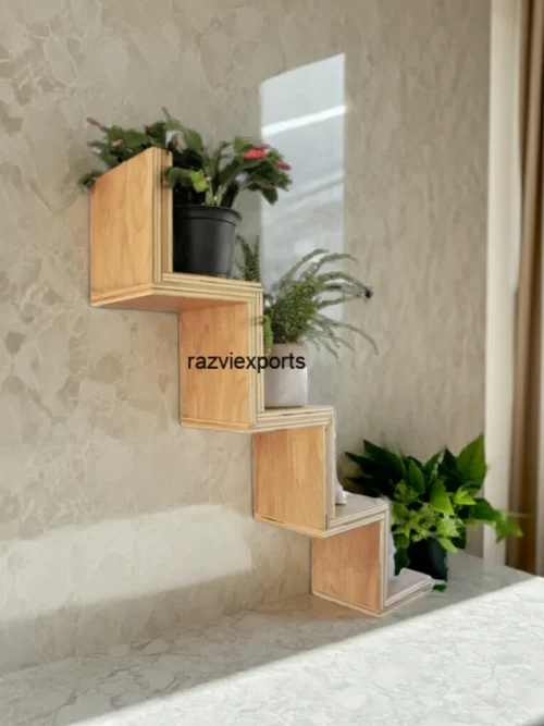 High-Quality Wooden Wall Shelf Solution for B2B- Razvi Exports