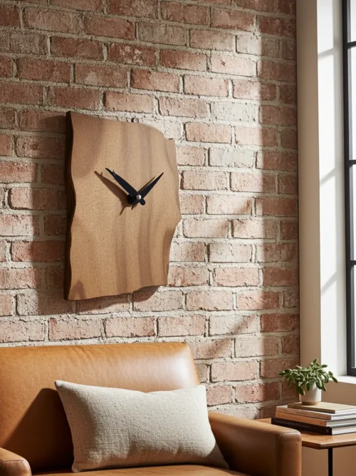 Wooden Stylish Wall Watch – 16×12 Inches Handmade Designer Wall Clock