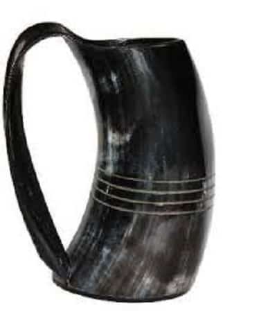 Premium Drinking Horn Mug Tankards | B2B Wholesale Supplier 14 Genuine Viking Drinking Horn Mug