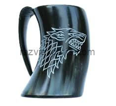 Medieval Viking Drinking Horn Mug Tankard- Perfect for B2B