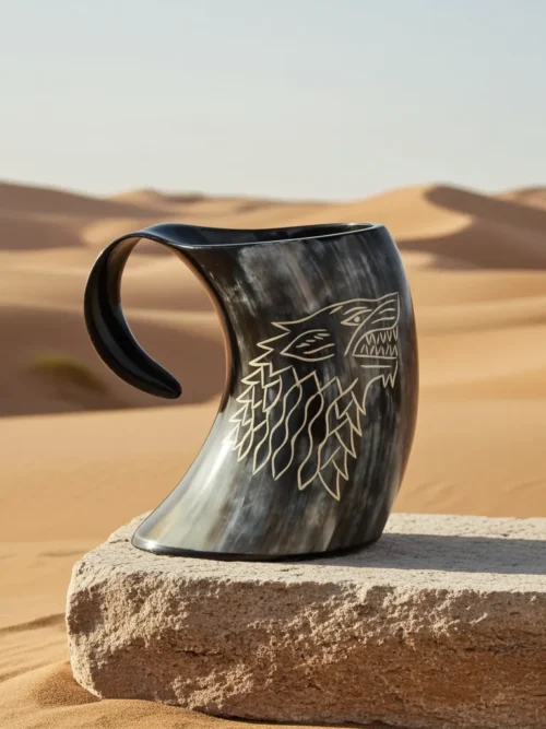 Medieval Viking Drinking Horn Mug Tankard- Perfect for B2B