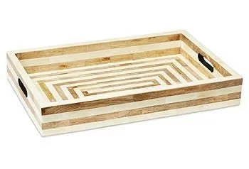 indian bone inlay tray