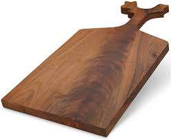 wooden chopping board with handle 