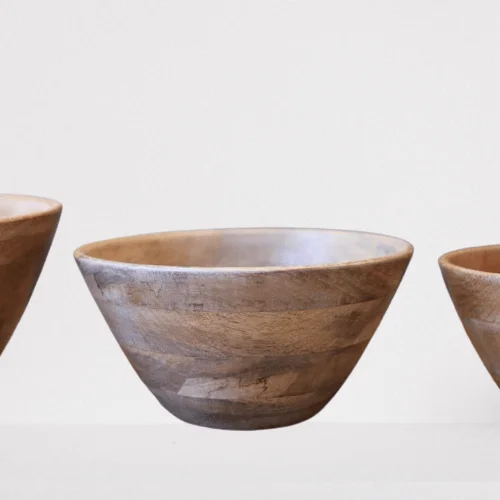 wooden long bowl decorative salad bowls