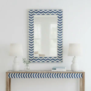 blue chevron bone inlay mirror decorative wall mirror for modern interiors
Select 89 more words to run Humanizer.