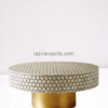 bone inlay round table bone inlay coffee table