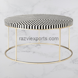 Metal Stand Bone Inaly Table