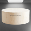 White Bone Inlay Round Tables For Home