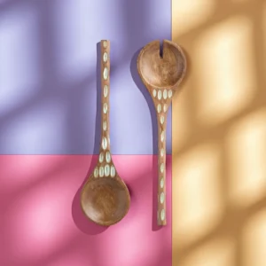 Custom engraved wooden spoon sets in mango wood 12 inch size