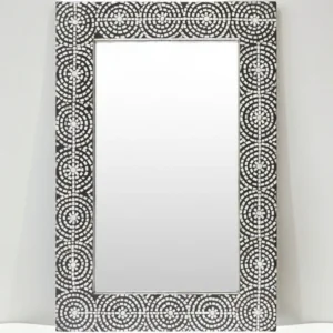 geometric mosaic bone inlay mirror for modern luxury interiors and contemporary home décor
Select 87 more words to run Humanizer.