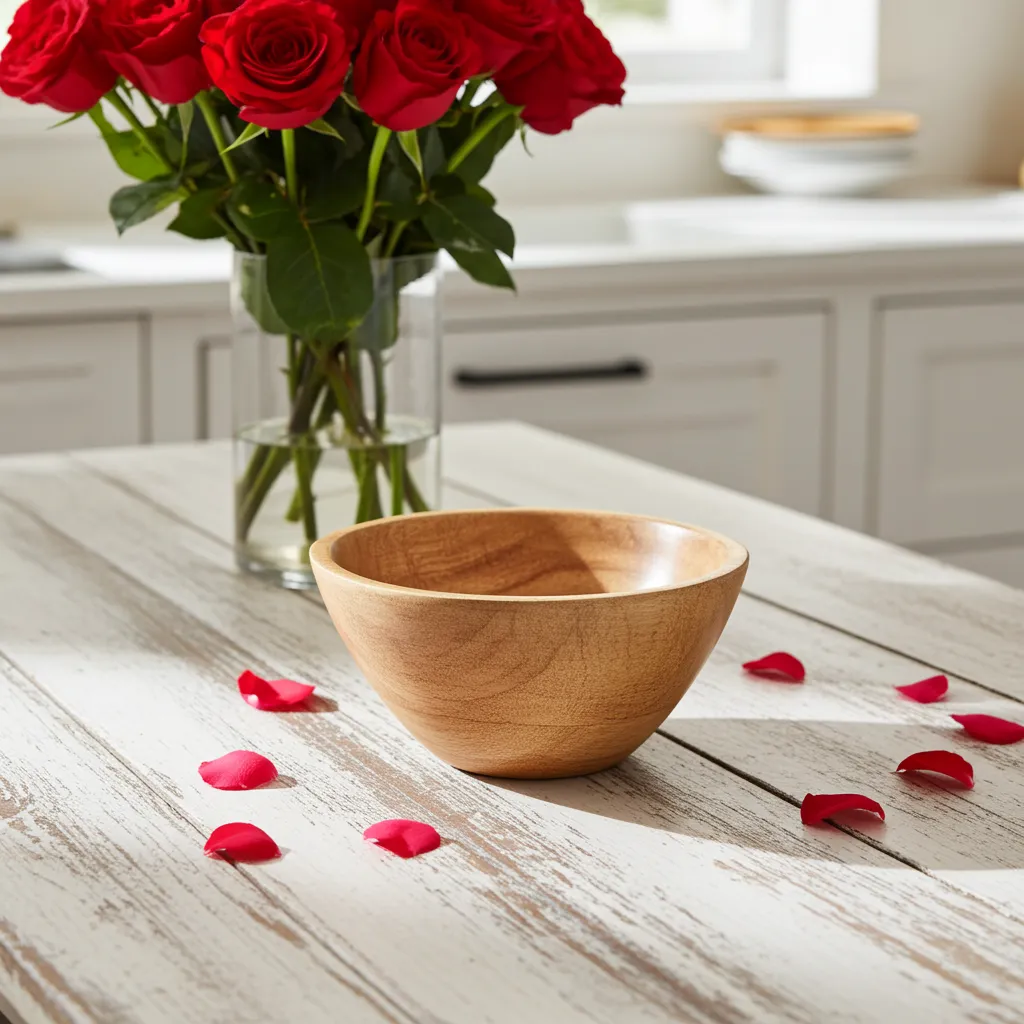 long wooden dough bowl handcrafted mango wood leak free design