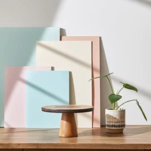 Natural edge mango wood cake stand in 12x12x5 inch size