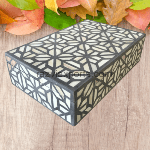 Bone Inlay geometic box