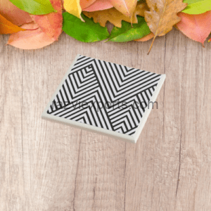 Buy Geometric Design Bone Inlay Coaster 