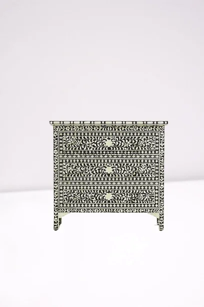 Bone Inlay Chest Of Drawers
