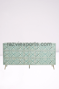 Floral Bone Inlay Dresser