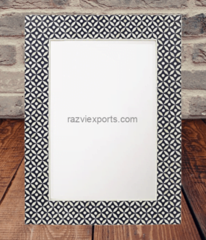 New Beautiful white black Bone Inlay Mirror Frame For Sale in 2022