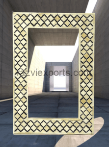 white black Bone Inlay Wall Mirror manufacturer in india