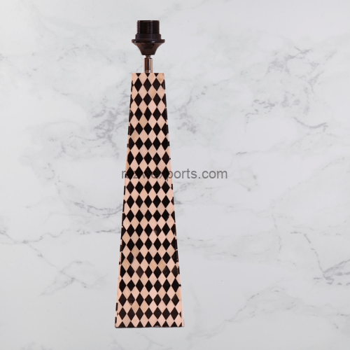 Buy Best Quality Brown Bone Inlay Lamp Base 16″