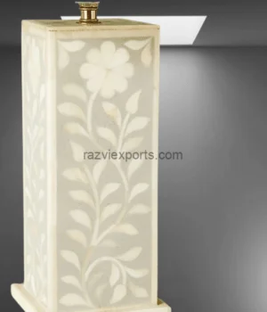 Beautiful Hand Made Bone Inlay Lamps Base