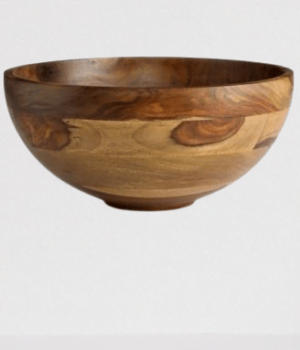 Best Quality Wooden Serving Bowl with Wooden Base for Sale