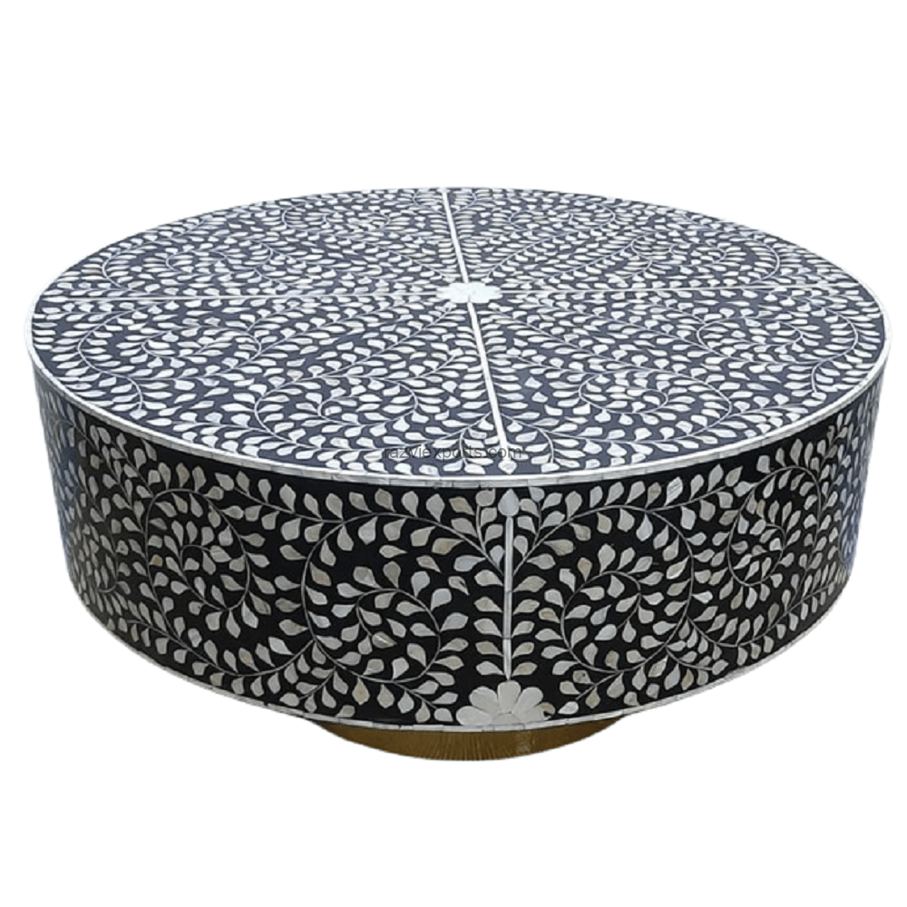 Bone and Mother of Pearl Inlay Products Catalouge 11 Mother of pearl inlay coffee table manufacturer brass base