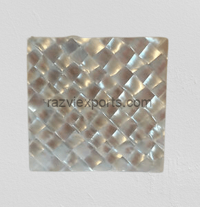 Square Mother of Pearl Coasters | Mop Coaster