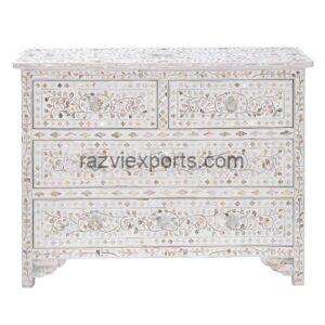 Mother of pearl inlay cabinet