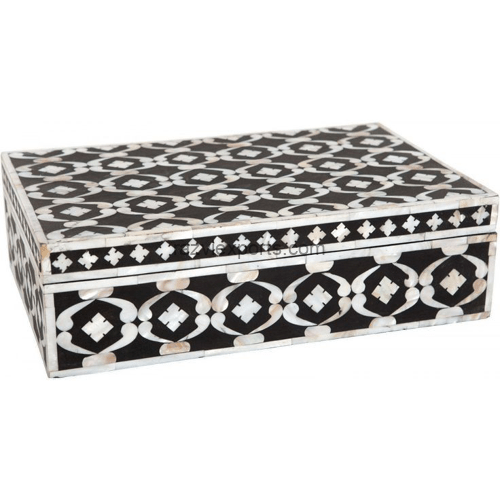 Mother of Pearl Inlay Boxes For Sale black