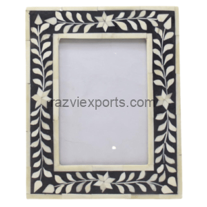 Floral Design Mother of Pearl Picture Frame