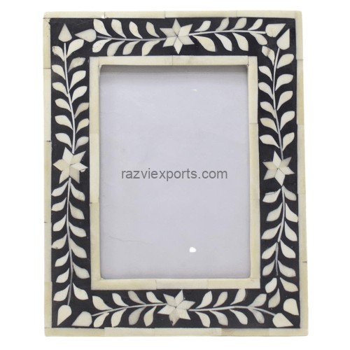 Floral Design Mother of Pearl Picture Frame