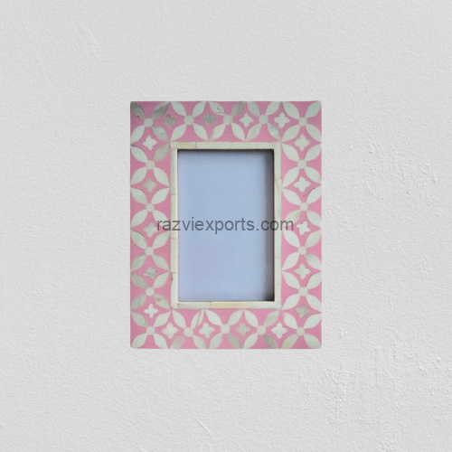 Floral Mother of Pearl Picture Frame 4×6 Cutomise- Razvi Exports