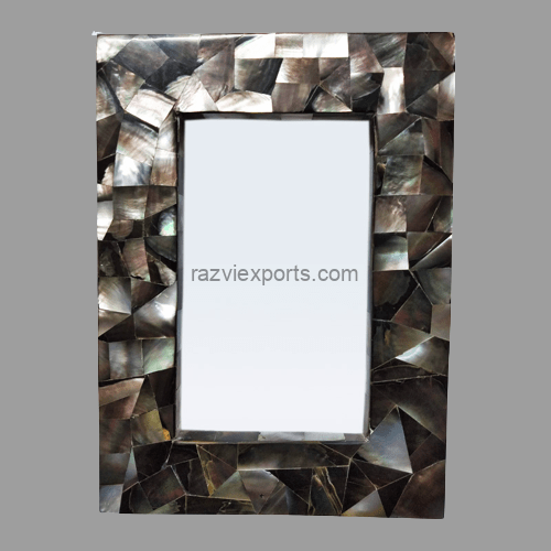 Black Mother of Pearl Picture Frame 8×10 Cutomise- Razvi Exports