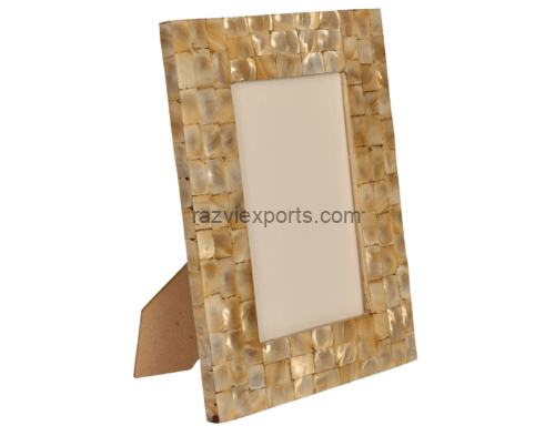 Pink Mother of Pearl Picture Frames Cutomise- Razvi Exports