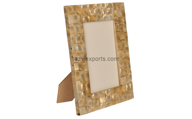 Pink Mother of Pearl Picture Frames Cutomise- Razvi Exports 1 mother of pearl inlay manufacturer in india
