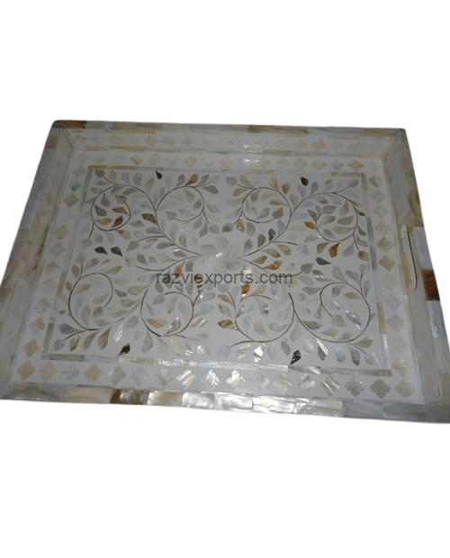 Mother of Pearl Tray – Razvi Exports