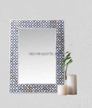 Mother of Pearl Mirror | MOP Wall Mirror Razvi Exports