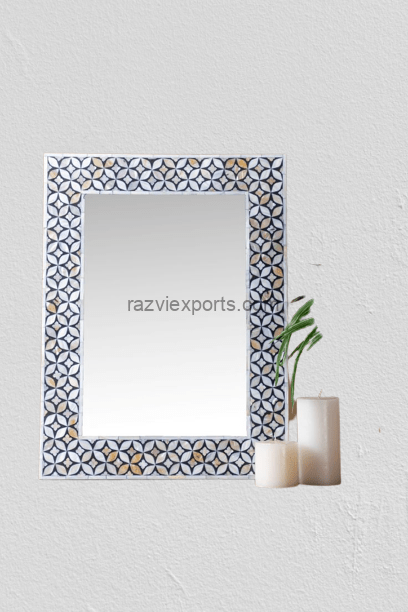 Top Mother of Pearl Wall Mirrors Manufacturer for B2B Clients 7 Mother of pearl mirrors manufacturer