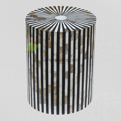 Antique Mother of Pearl Stool Bulk Quantity | MOP Stool