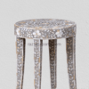 Floral Mother of Pearl End Table