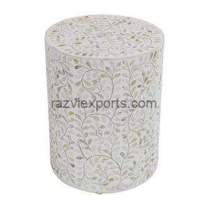 Mother of Pearl Inlay Stool